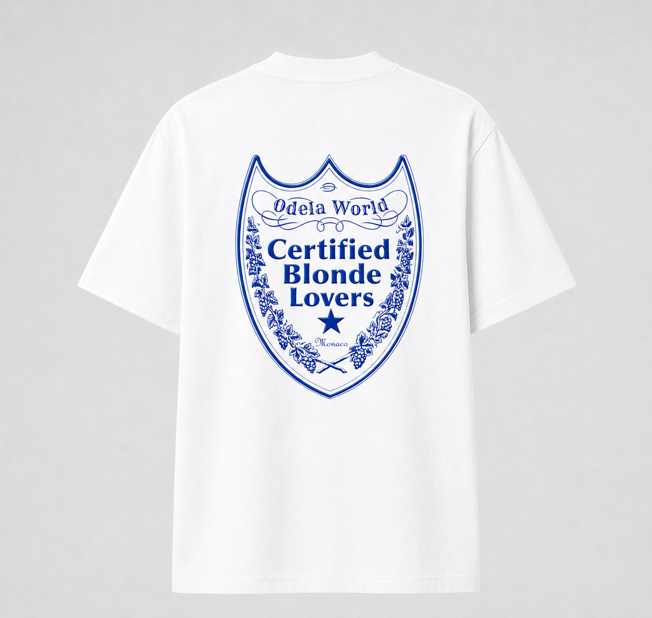 T-shirt "Certified Blonde Lovers" (Bleu/Blanc)