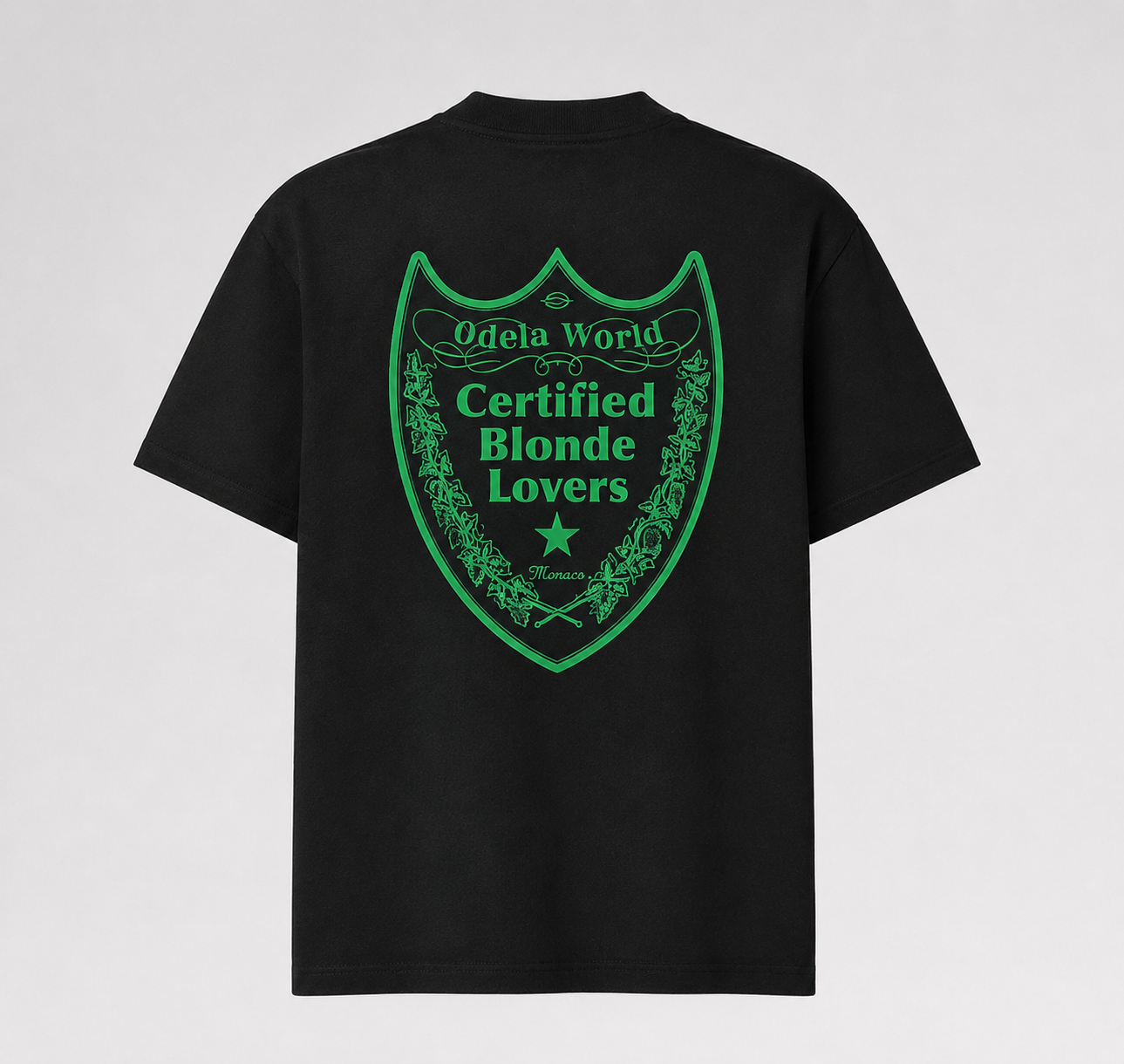 T-shirt « Certified Blonde Lovers » (Vert/Noir)